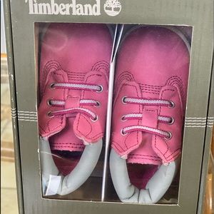 Timberland Infant/ Toddler Pink Hiking Boots sz 3